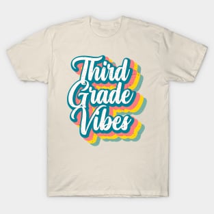 Vintage Cool Third Grade Vibes T-Shirt